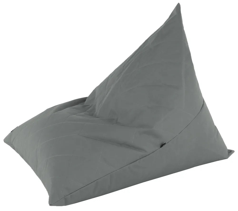 Fotoliu tip sac, material textil gri deschis, VETOK