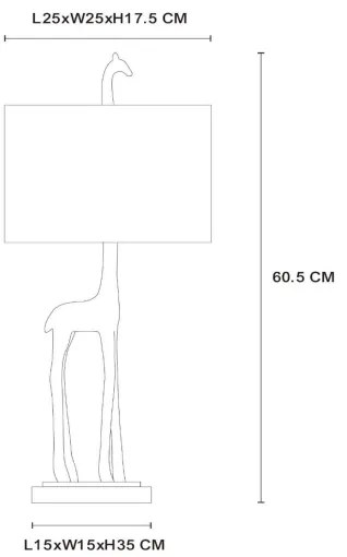 Lampă de masă Lucide 10506/81/02 EXTRAVAGANZA MISS TALL 1xE27/60W/230V auriu