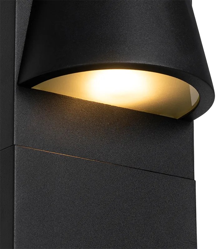 Lampă de podea industrială pentru exterior neagră IP44 - Femke