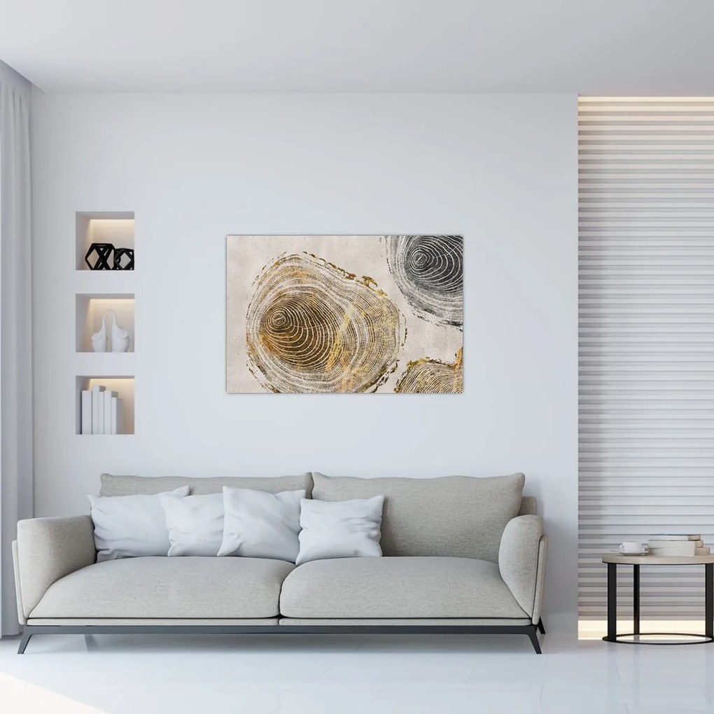 Tablou - Abstract triburi (90x60 cm)