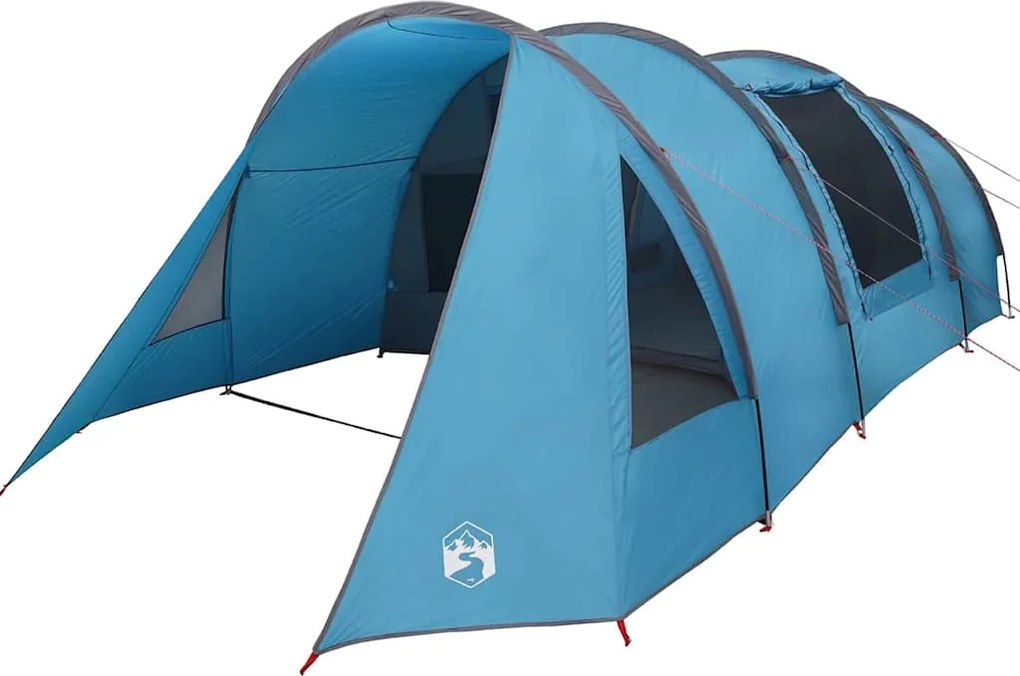 vidaXL Cort tunel pentru 4 persoane Albastru și Gri 778 x 356 x 210 cm
