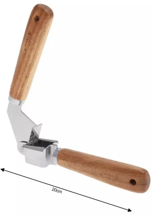 Set ustensile bucatarie Kassel KS 93706, 5 piese, Manere salcam, Otel inoxidabil