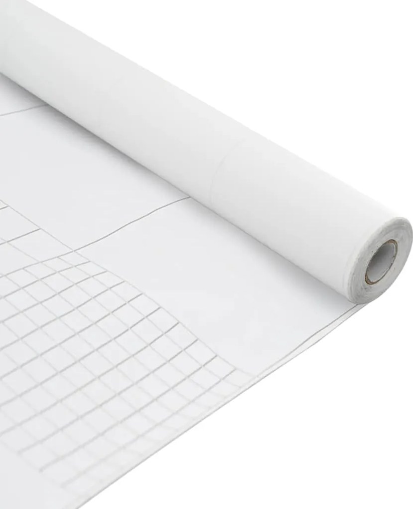 vidaXL Folii fereastra, mată, alb, PVC