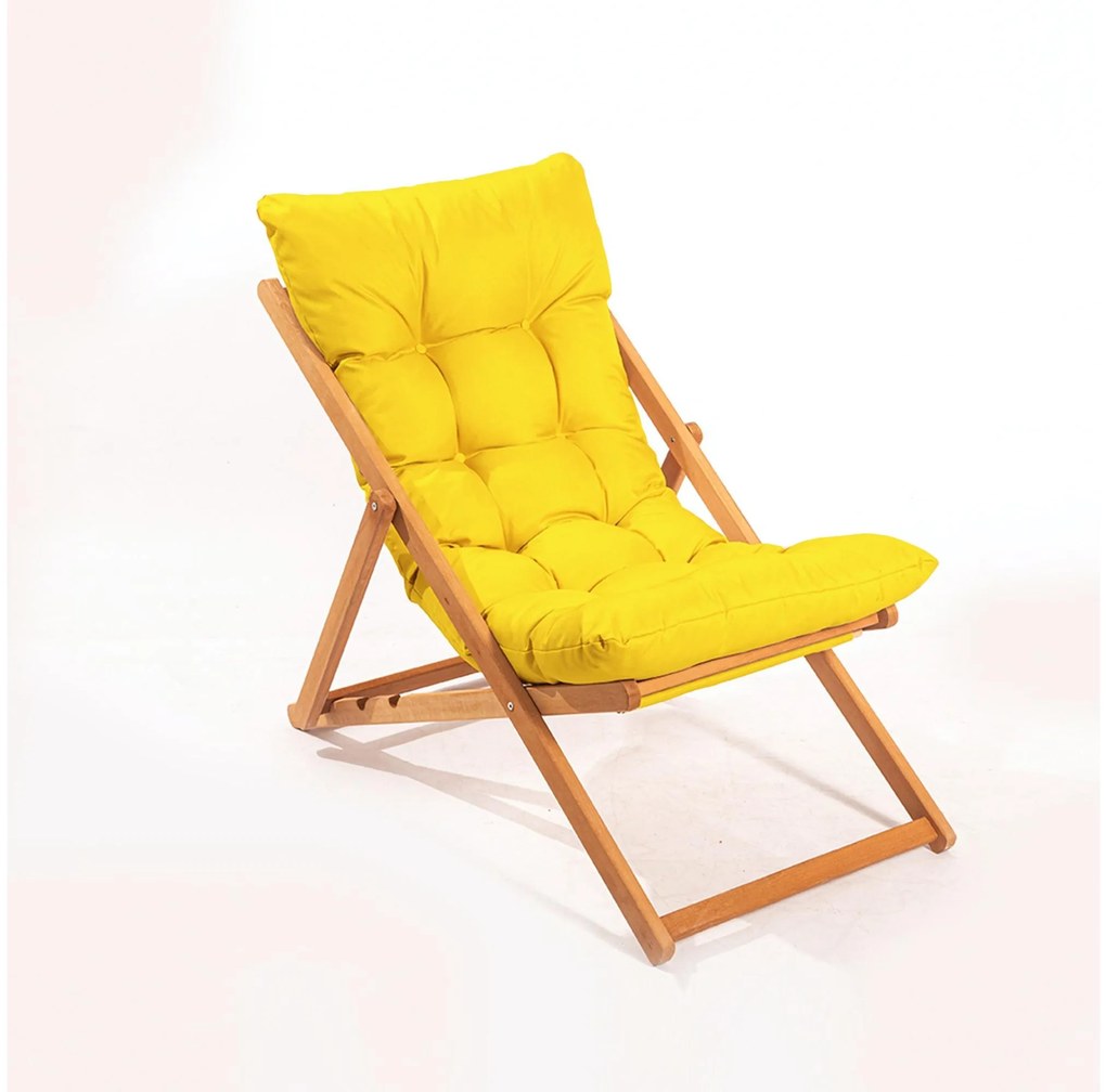 Set mobilier de grădină masă și scaune Kikadu 5 (galben + natural) (pentru 2 persoane). 1093855