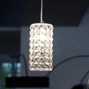 Pendul modern cu cristal K9, Souffle P0266-01A-F4AC ZL