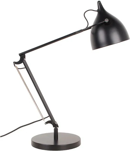 Lampa birou ajustabila din metal negru mat Reader Zuiver