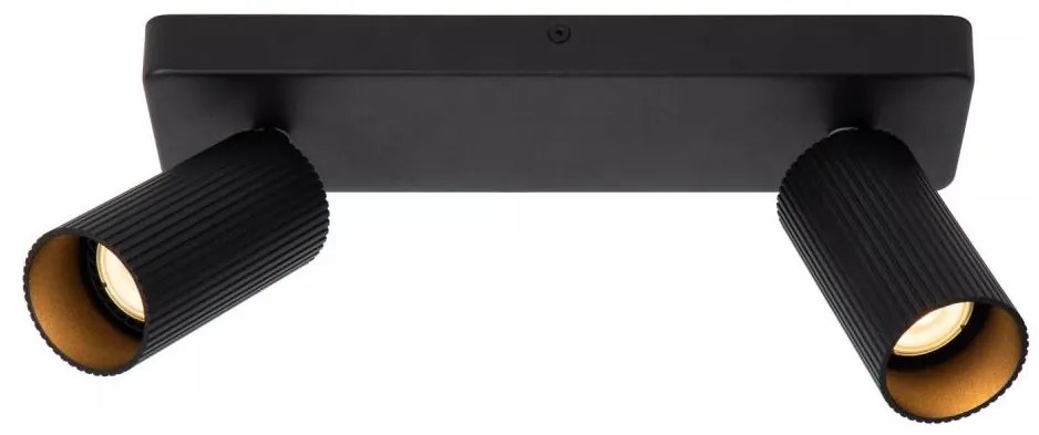 Lucide 09939/02/30 - Spot CLUBS 2xGU10/40W/230V negru