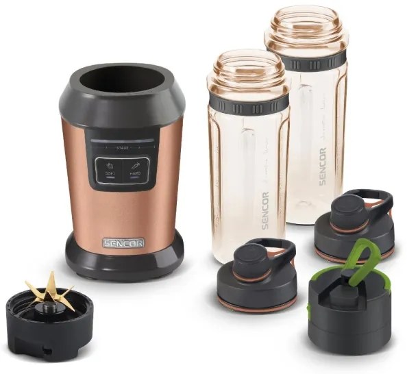 Sencor - Blender pentru smoothie cu accesorii incluse 800W/230V cupru