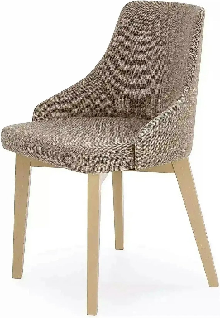 Scaun tapitat stofa bej Toledo, 55X51X82 CM