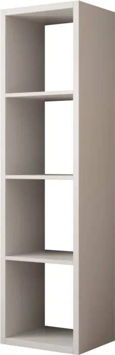 Bibliotecă 40x150 cm, Cleo II, ADRK Furniture (Culoare: Alb)