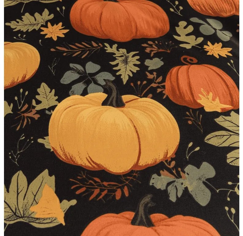 Lenjerie de pat din microfibra ORANGE PUMPKINS colorate Dimensiune lenjerie de pat: 70 x 90 cm | 140 x 200 cm