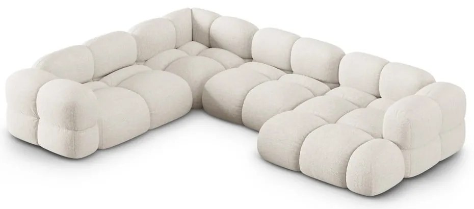 Colțar bej (cu colț pe partea stângă/în formă de "U") Loretto – Cosmopolitan Design