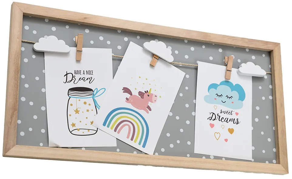 Rama foto din lemn CLOUD 40 cm