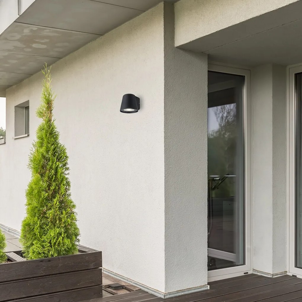 Aplica de exterior stil modern minimalist IP54 Mandal negru