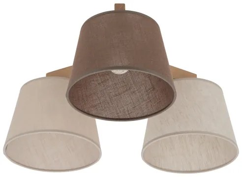 Brilagi - Lustră aplicată LATTE SABIA 3xE27/15W/230V pin/mix