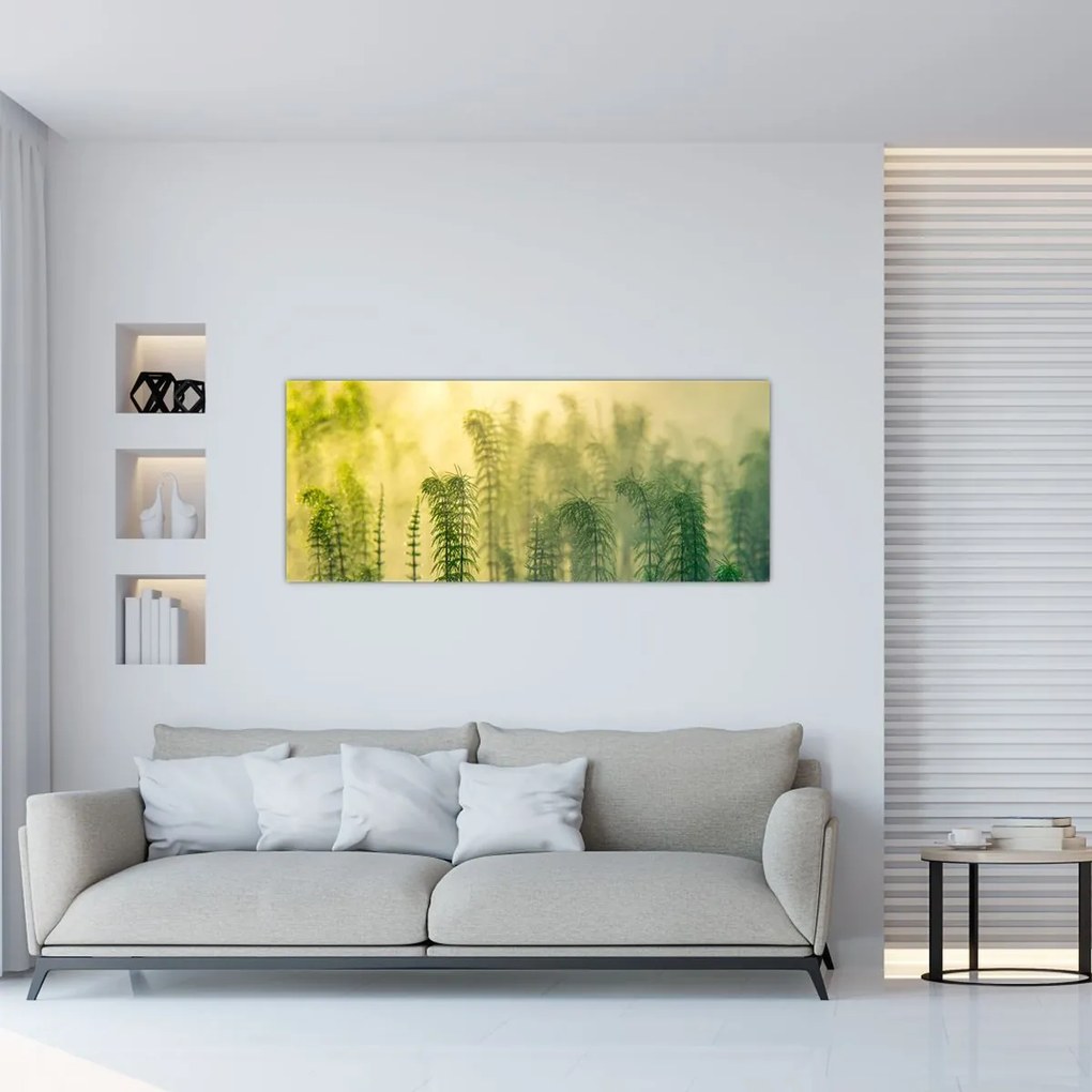 Tablou - Detaliu de primăvară natura cețoasă (120x50 cm)