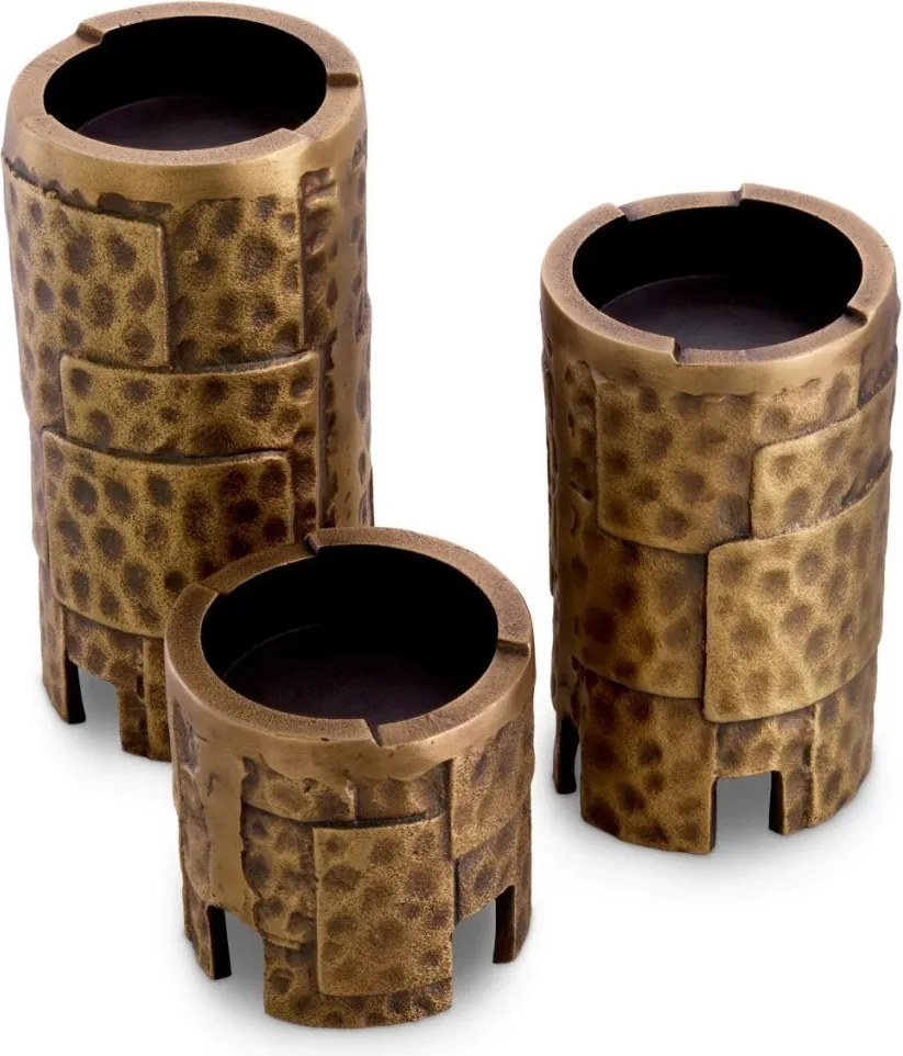 Set de 3 suporturi pentru lumanare design LUX Laurentios