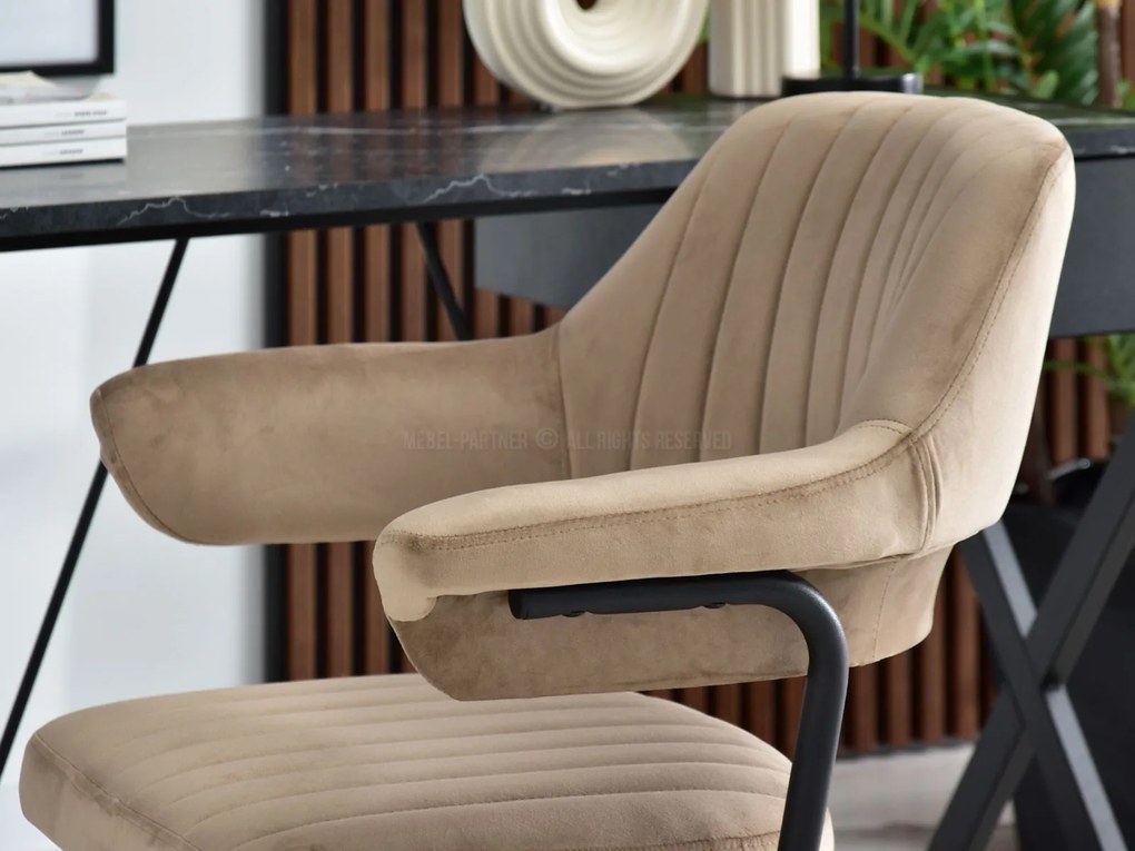 Scaun Merylyn (bej + negru). Promo -11%. 1110293