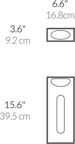 Suport de perete pentru pungi din plastic, Simple Human