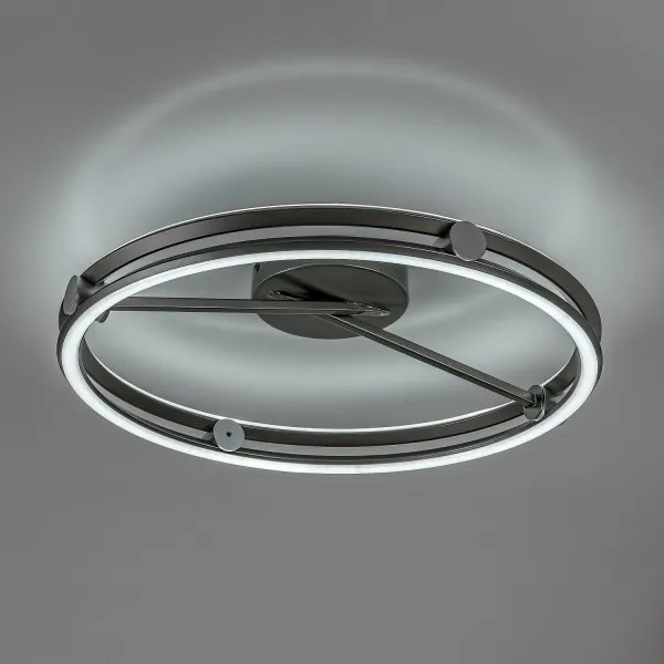 Rabalux 71277 - plafonieră LED dimabilă TRIXO 60W/230V 3000-6500K Ø 50 cm gri + telecomandă