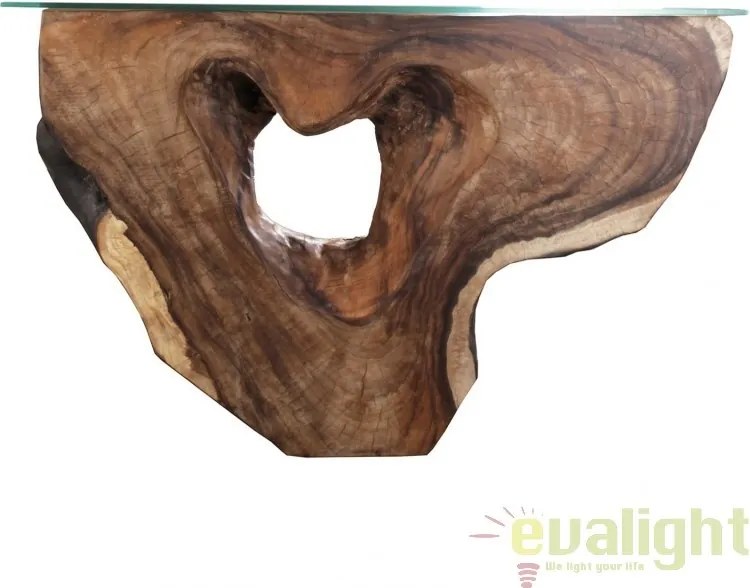 Consola design unicat din lemn masiv de suar CUSCO 22521 VH