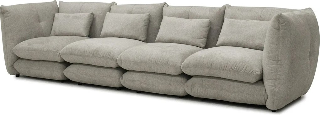 Canapea dumonde cu sezut confortabil din spuma high-density Vincenzo 372x110 cm