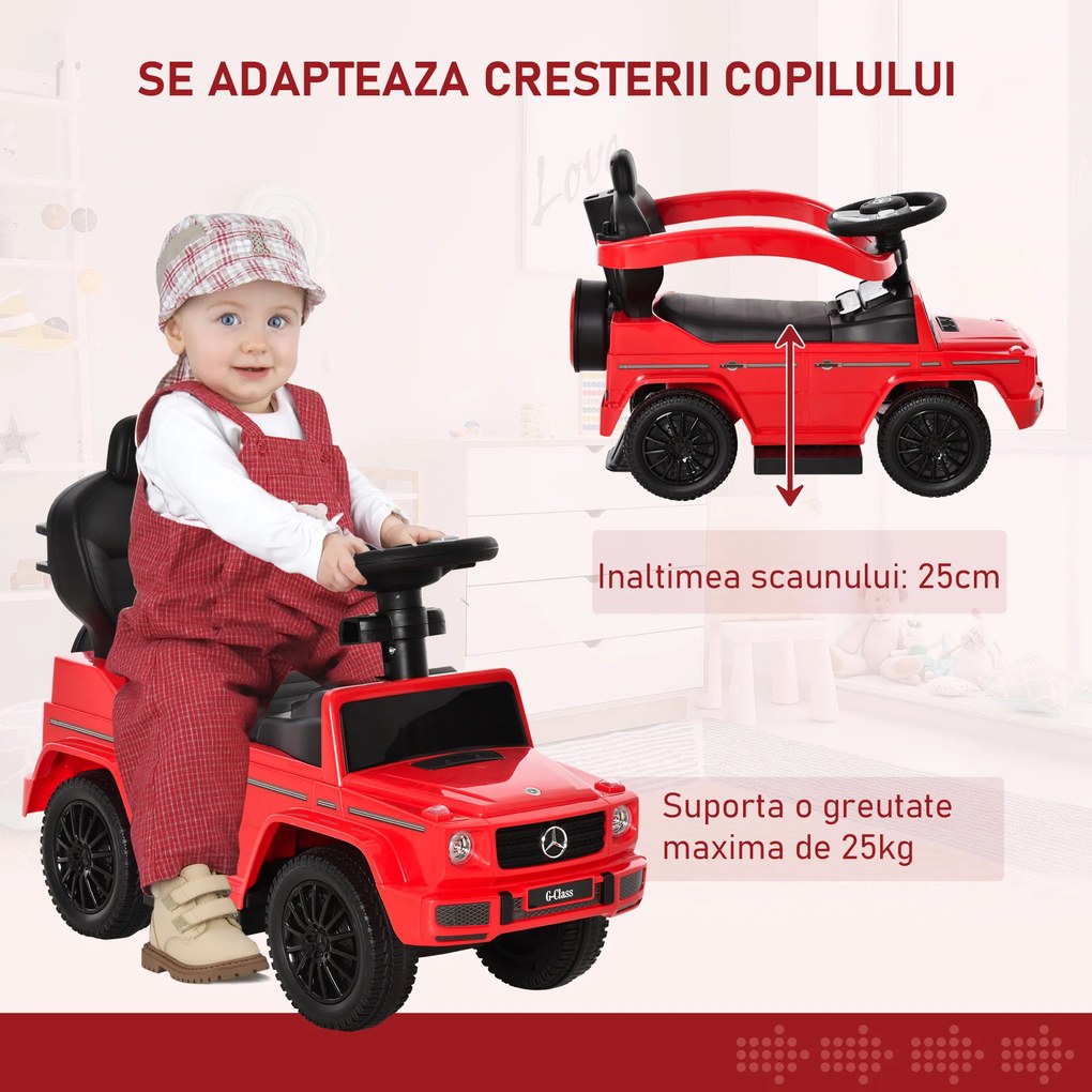HOMCOM Mercedes G350 Împingător 1-3 Ani | Aosom Romania