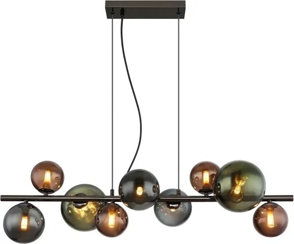 Globo 56142-9H - Candelabru LED suspendat pe cablu RIHA 9xG9/3W/230V