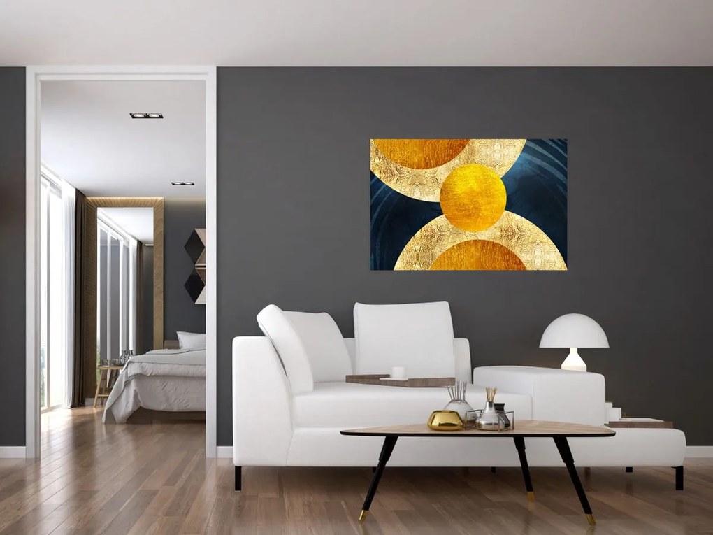 Tablou - Cercuri (90x60 cm)