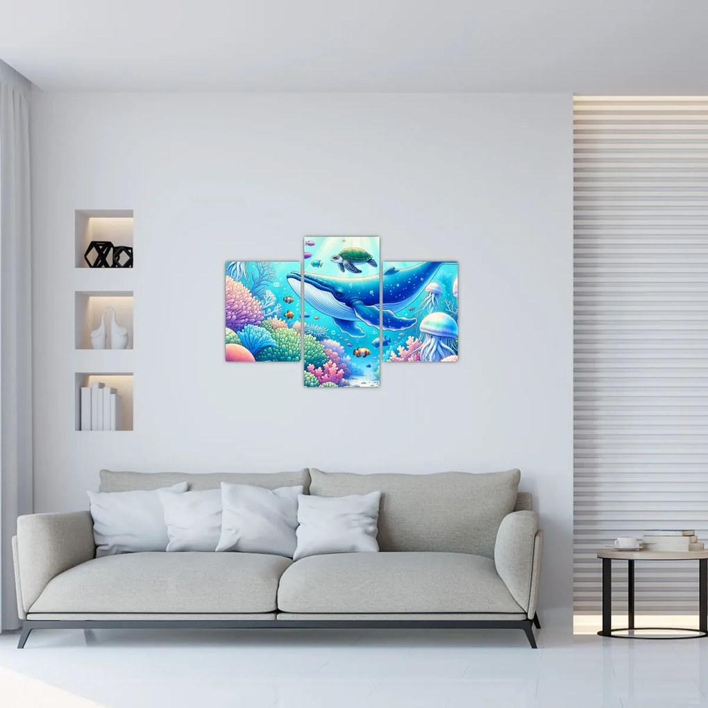 Tablou – Lume subacvatică (90x60 cm)