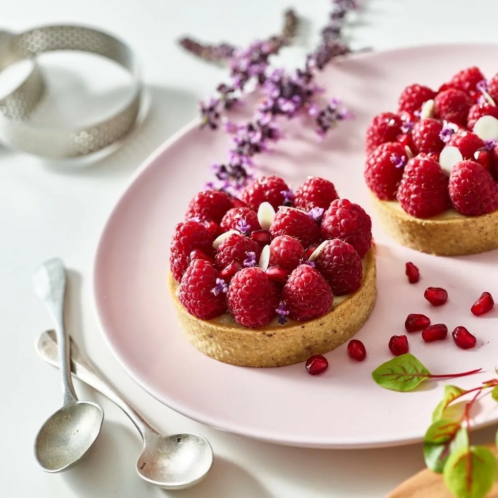 Inel de tort perforat rotund De Buyer 3098.05, 12,5 cm, oțel inoxidabil, 12,5 cm