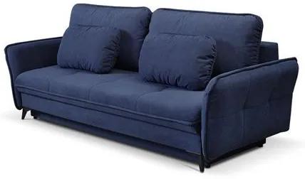 Canapea extensibila 3 locuri albastru Largo