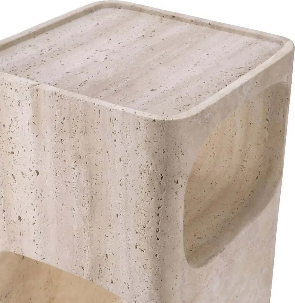 Masuta design unicat din travertin Adler