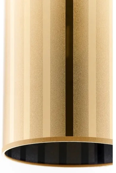 Jupiter 2090 - Lustră CORTINA pe cablu, 1xE27/15W/230V, auriu/negru