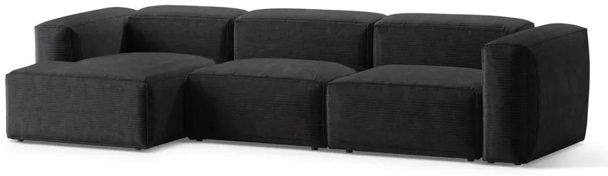 Coltar 4 locuri Bergamo velur reiat L344 cm