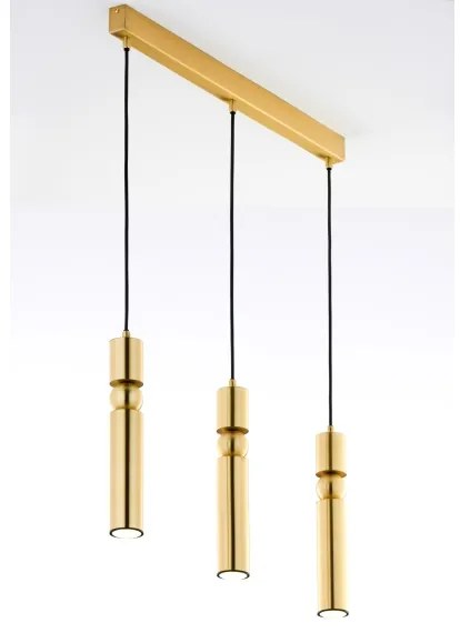 Lustră pe cablu Jupiter 2010 ALAS 3xGU10/10W/230V auriu