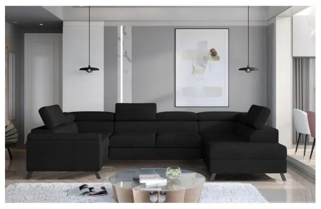 Colțar Escada 336cm negru