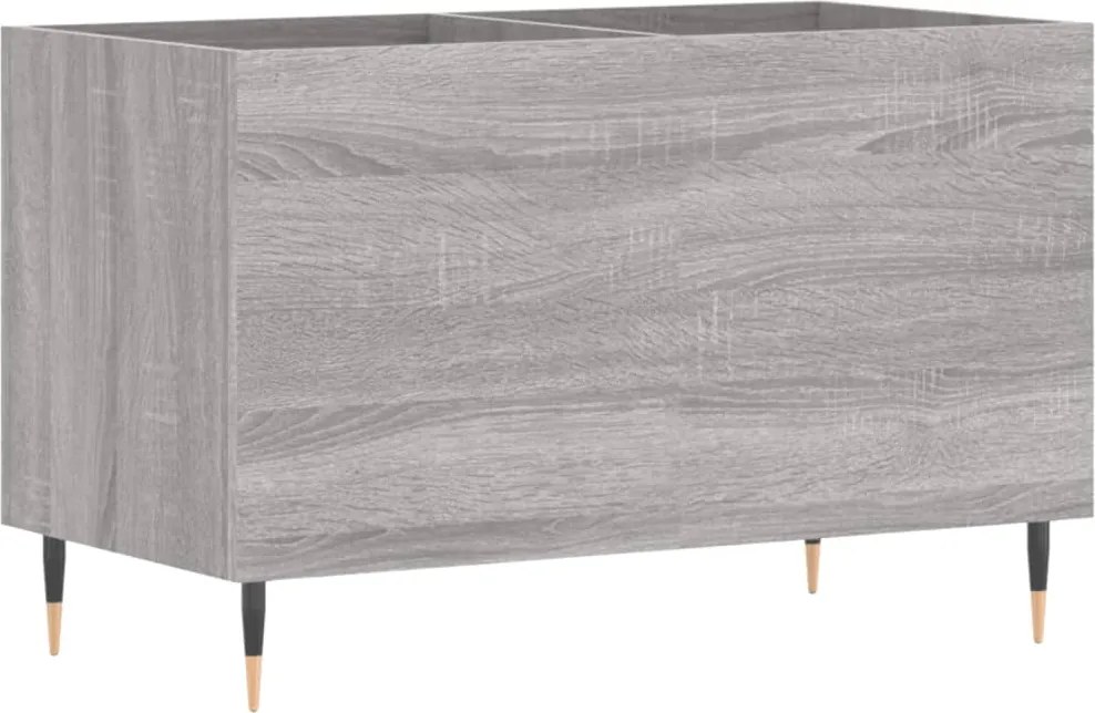 vidaXL Dulap pentru discuri gri sonoma 74,5x38x48 cm lemn prelucrat