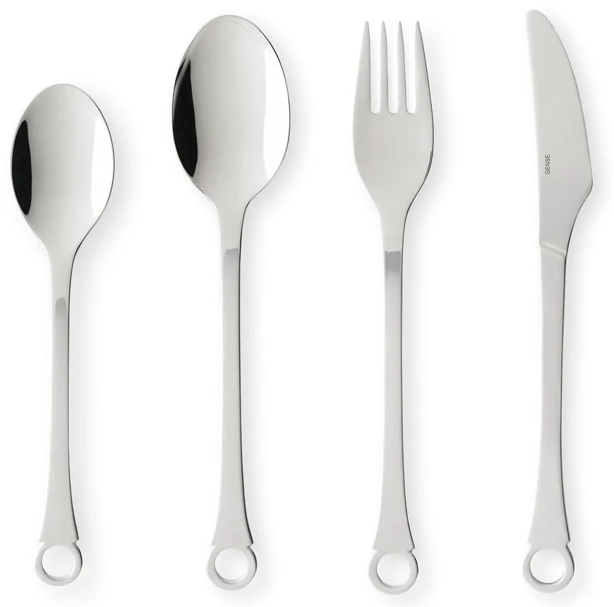 Tacâmuri argintii din oțel inoxidabil 16 buc. Pantry – Gense