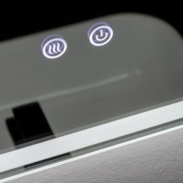 Brilagi - Oglindă de baie BELLA, LED reglabilă, cu iluminare integrată și funcție anti-aburire, LED/19W/230V 60x90 cm IP44