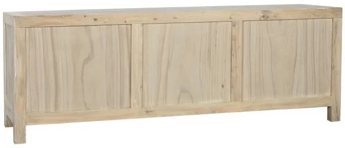 Comoda TV, natur, din lemn de ulm reciclat, Elowen
