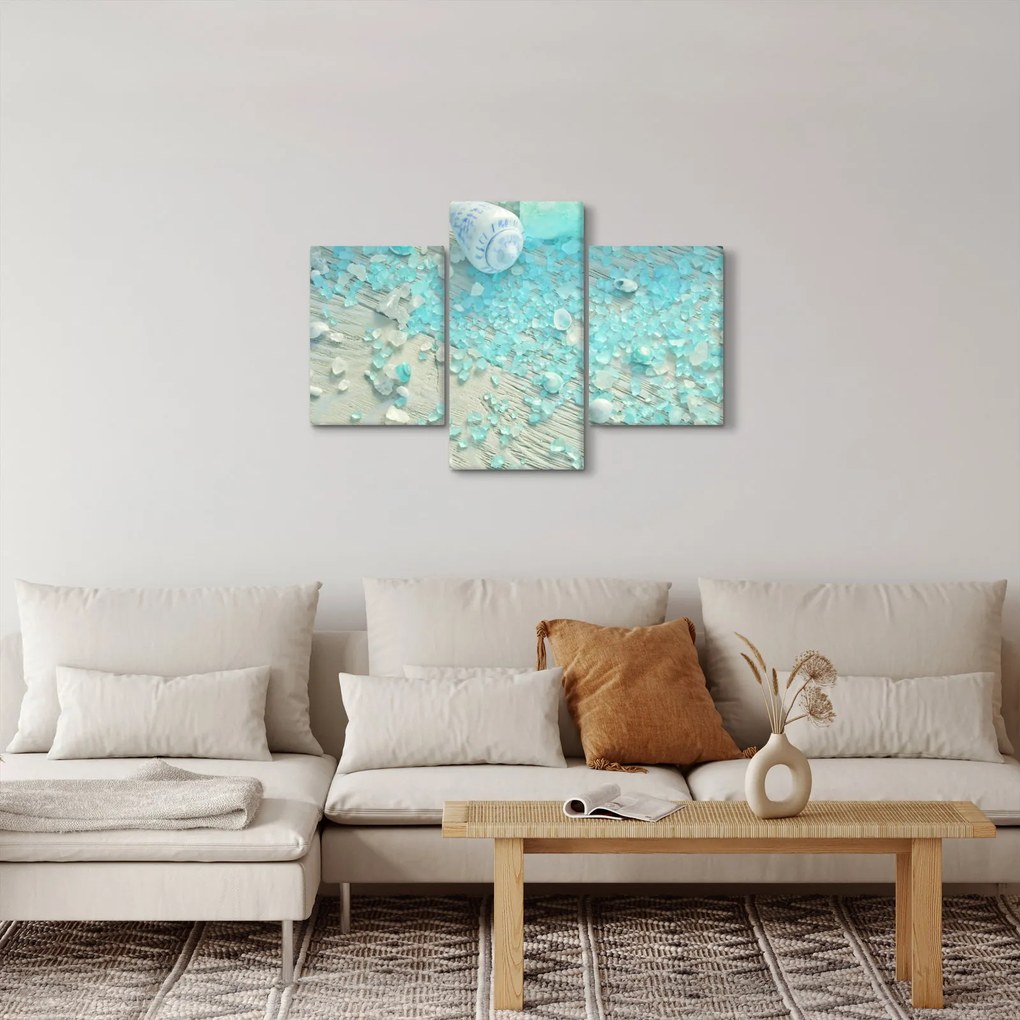 Tablou - Atmosfera de litoral în nuanțe turcoaz (90x60 cm)