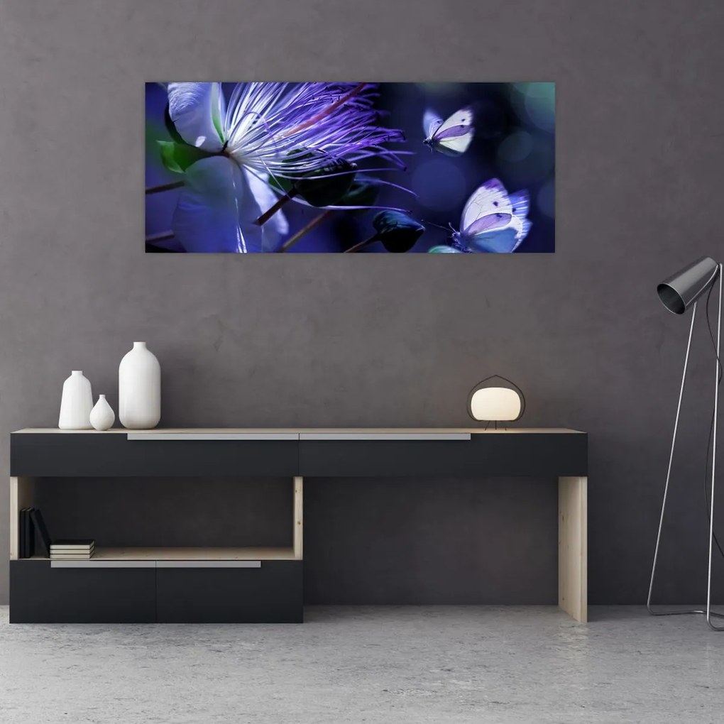 Tablou - Floare tropicală (120x50 cm)