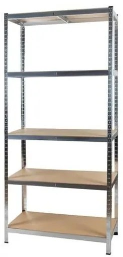ShopJK RAFT METALIC ZINCAT FĂRĂ ȘRUBURI 220x100x45 CM , CAPACITATE DE ÎNCĂRCARE 875 kg