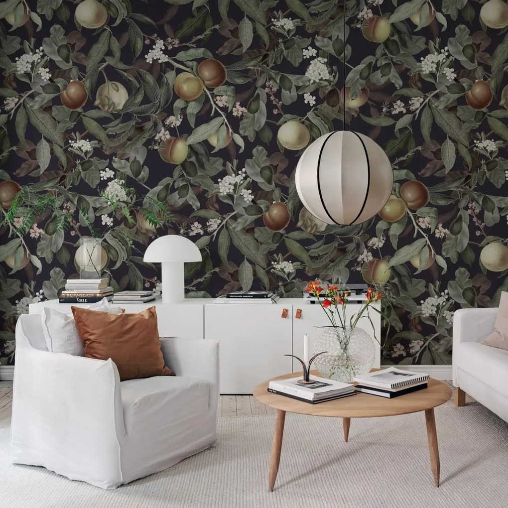 Fototapet, Peach Valley Bold, Midnight, Rebel Walls