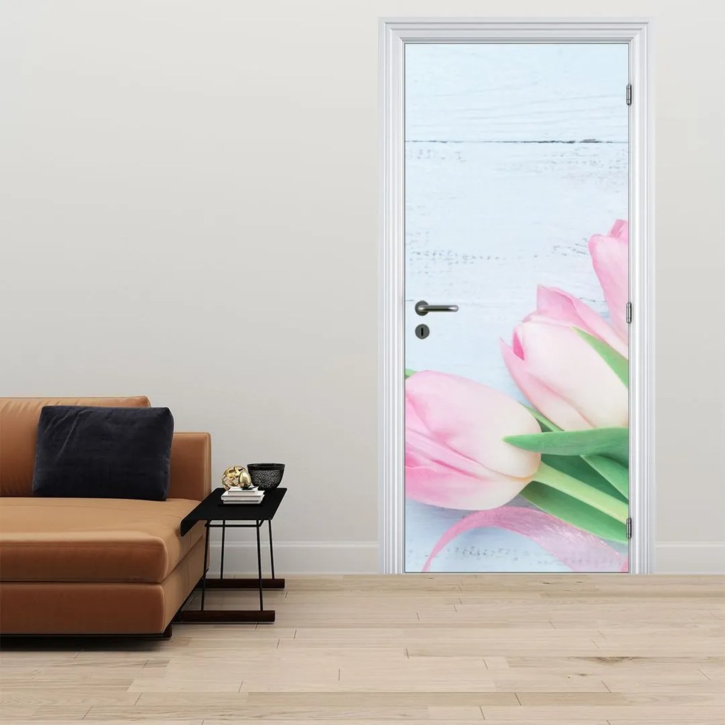 Fototapet pentru ușă - Buchet de flori (95x205cm)
