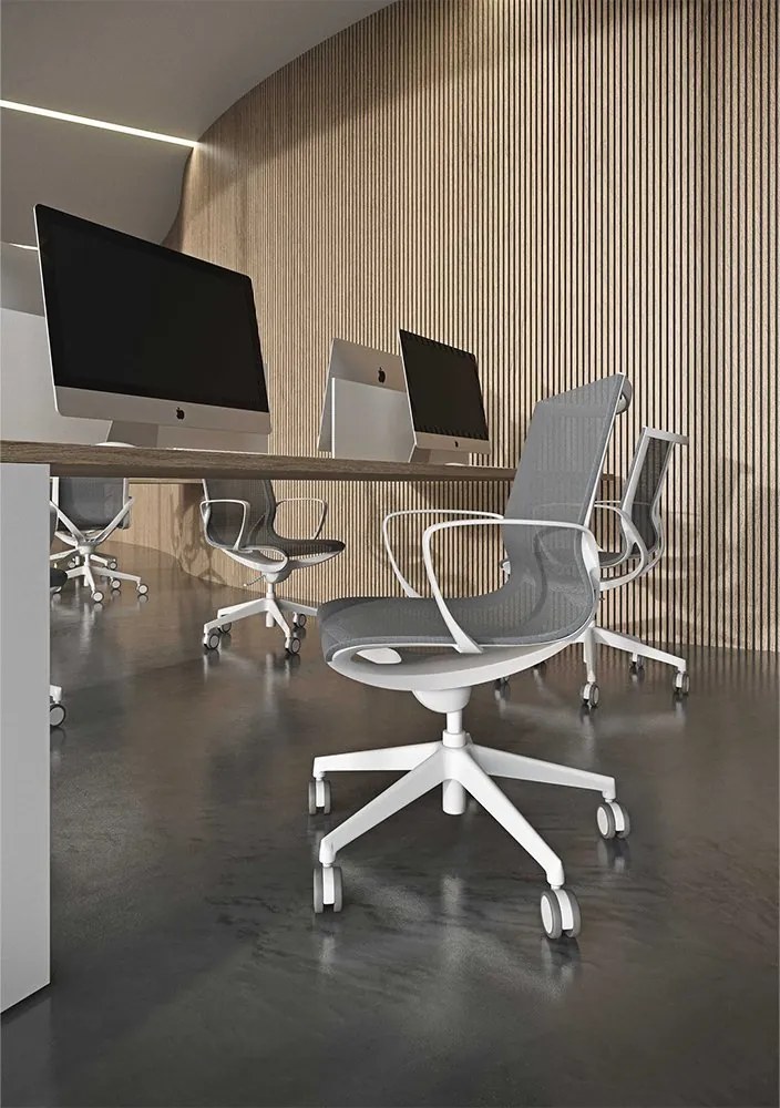 Key lemn masiv Line – Scaun de birou ergonomic