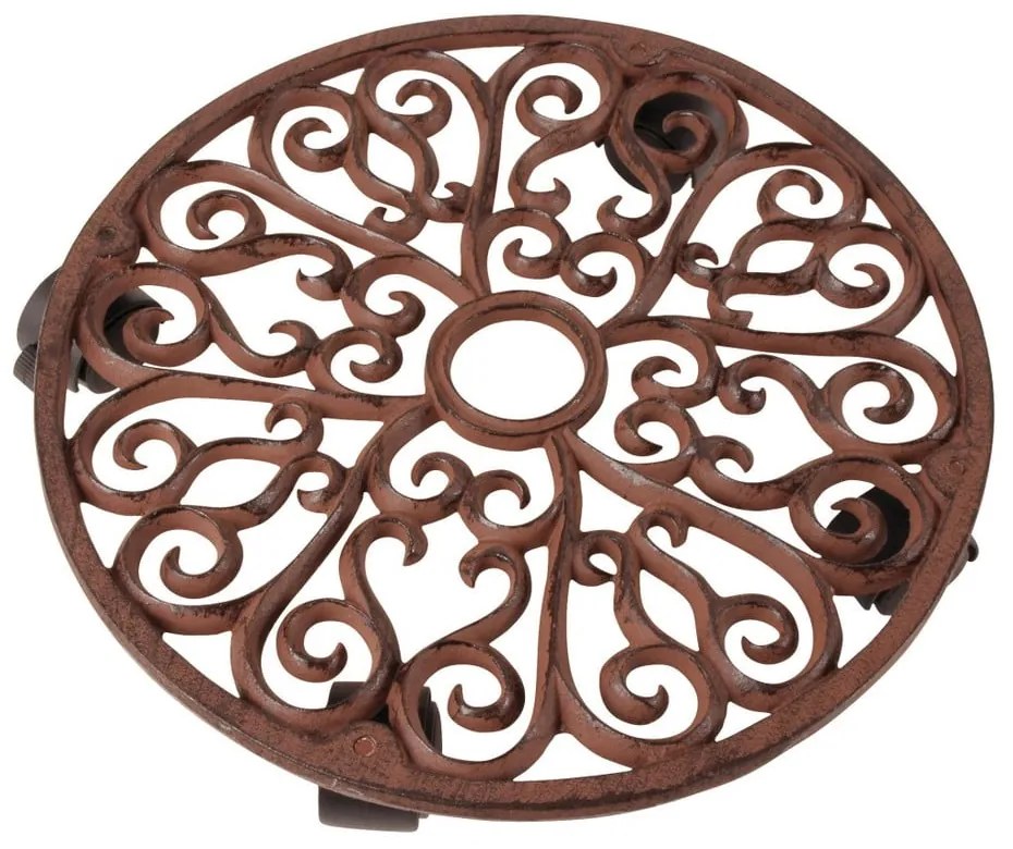 Bază mobilă pentru ghiveci din metal ø 34,5 cm Ornament – Esschert Design