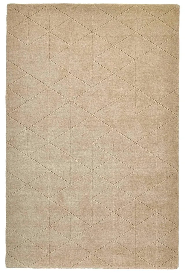 Covor din lână Think Rugs Kasbah, 120 x 170 cm, bej