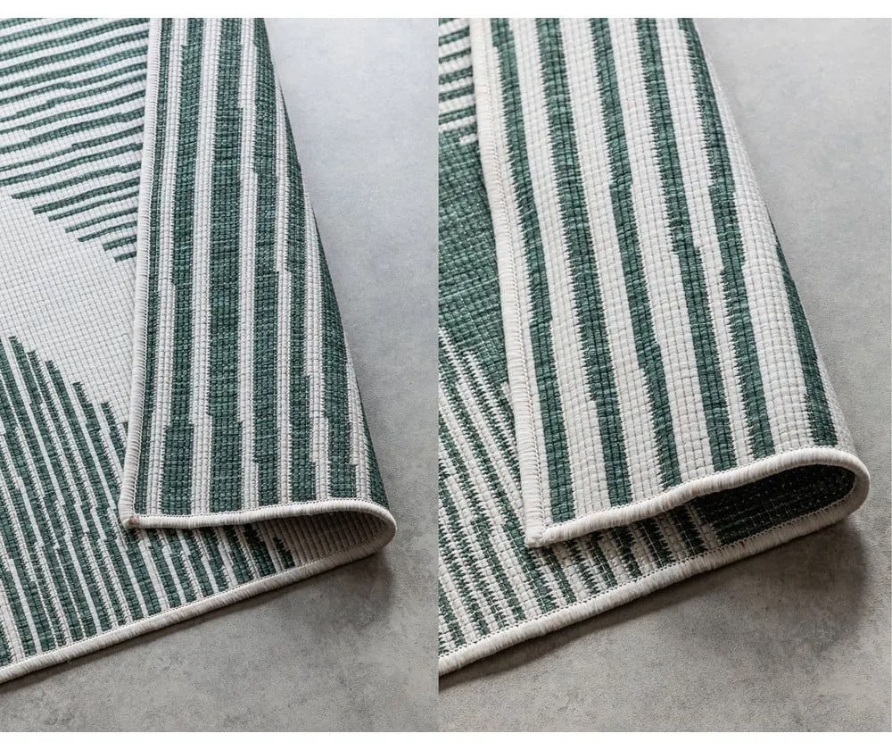 Covor de exterior verde/crem 80x150 cm Gemini – Elle Decoration